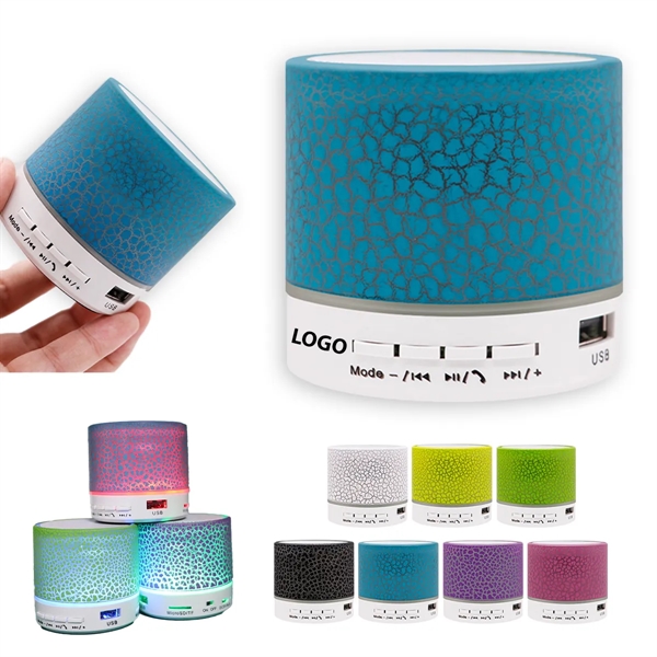 LED Light Luminous Mini Bluetooth Speaker Dancing Lights