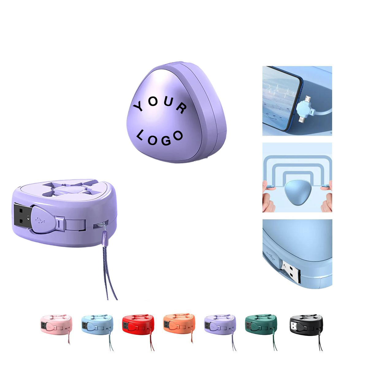 3 in 1 Fast Charging Cord with Adjustable Length 9