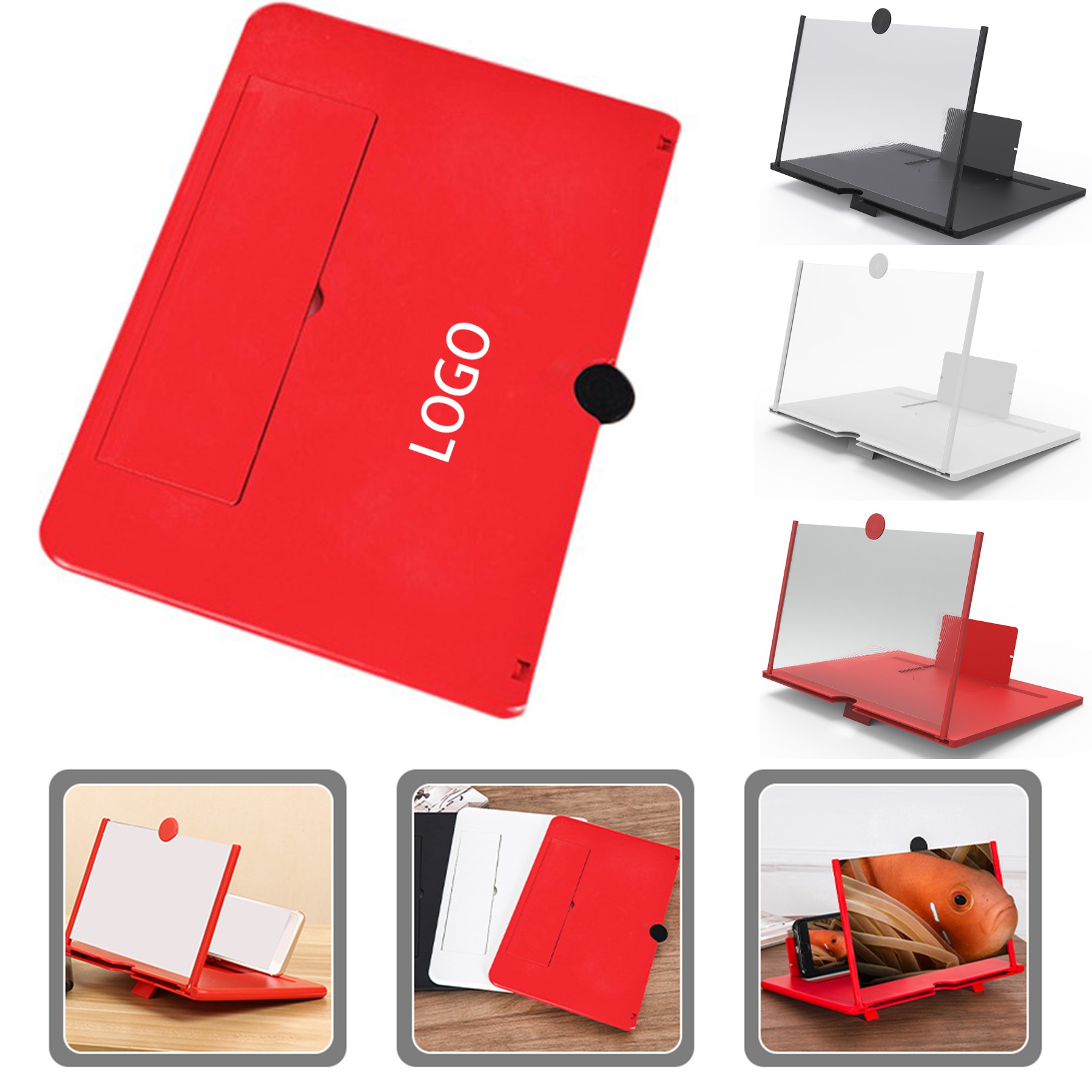 Foldable Mobile Phone Projector Screen Amplifier 2