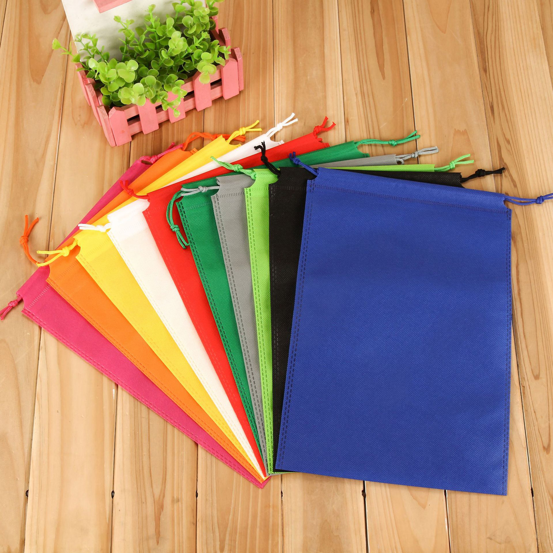 Shopping Drawstring Storage bags 2