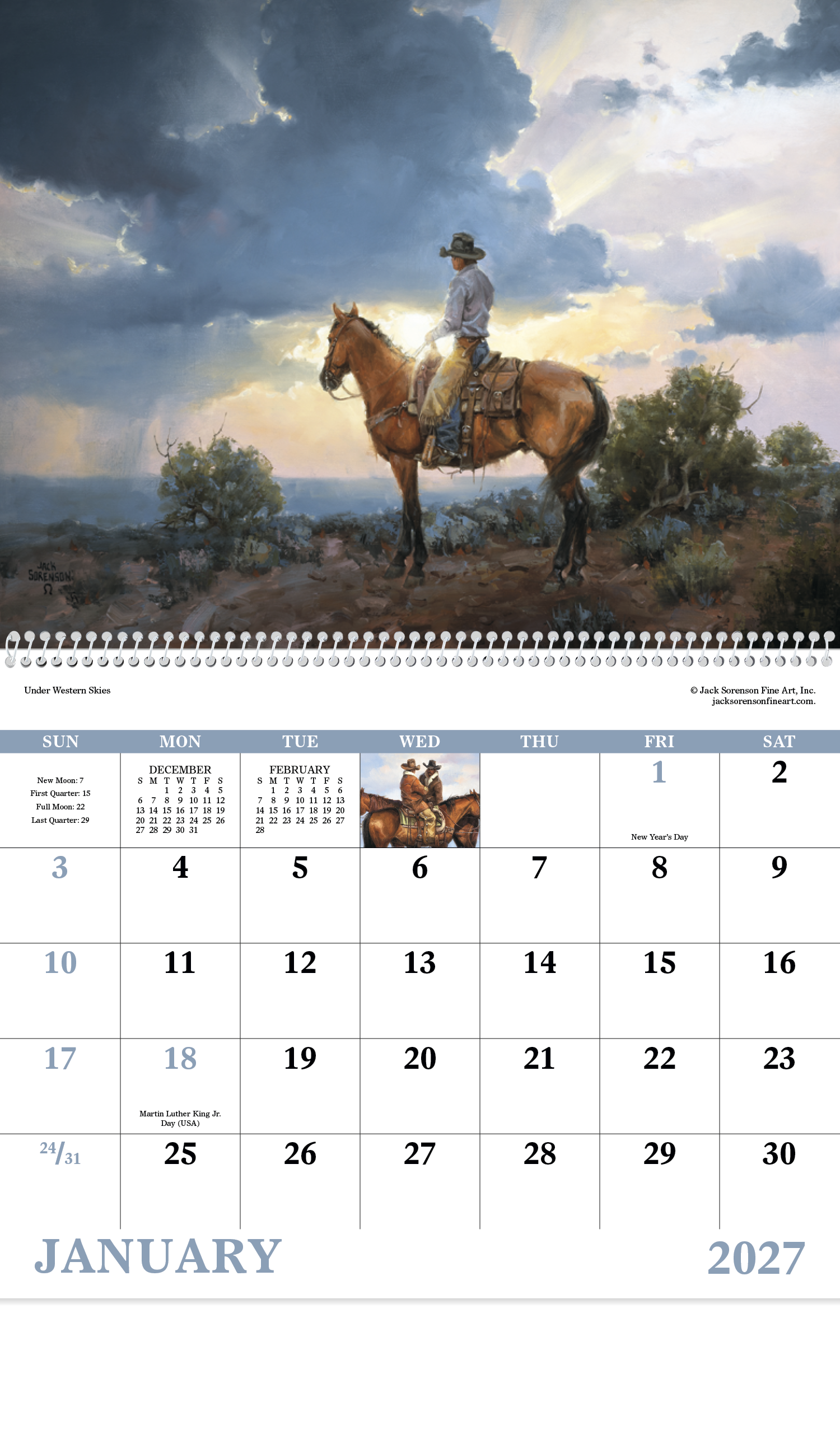 Good Value™ Western Frontier - Spiral Calendar 49
