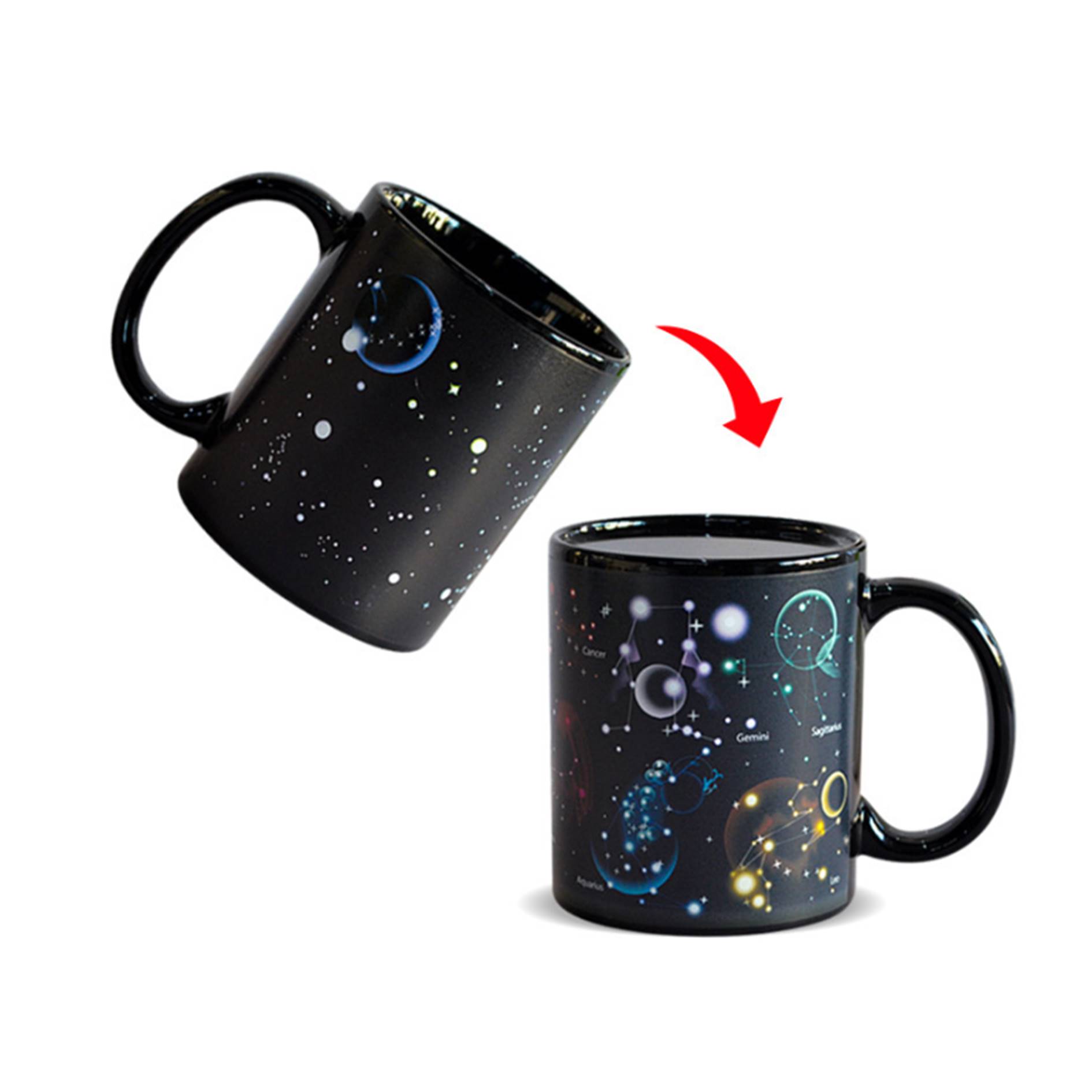 12oz Starry Sky Color Change Ceramic Mug 2