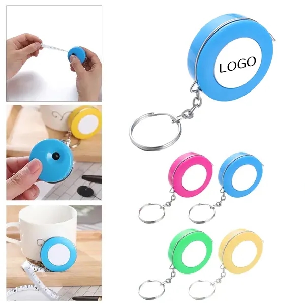 Round Retractable Plastic Measuring Tape 10