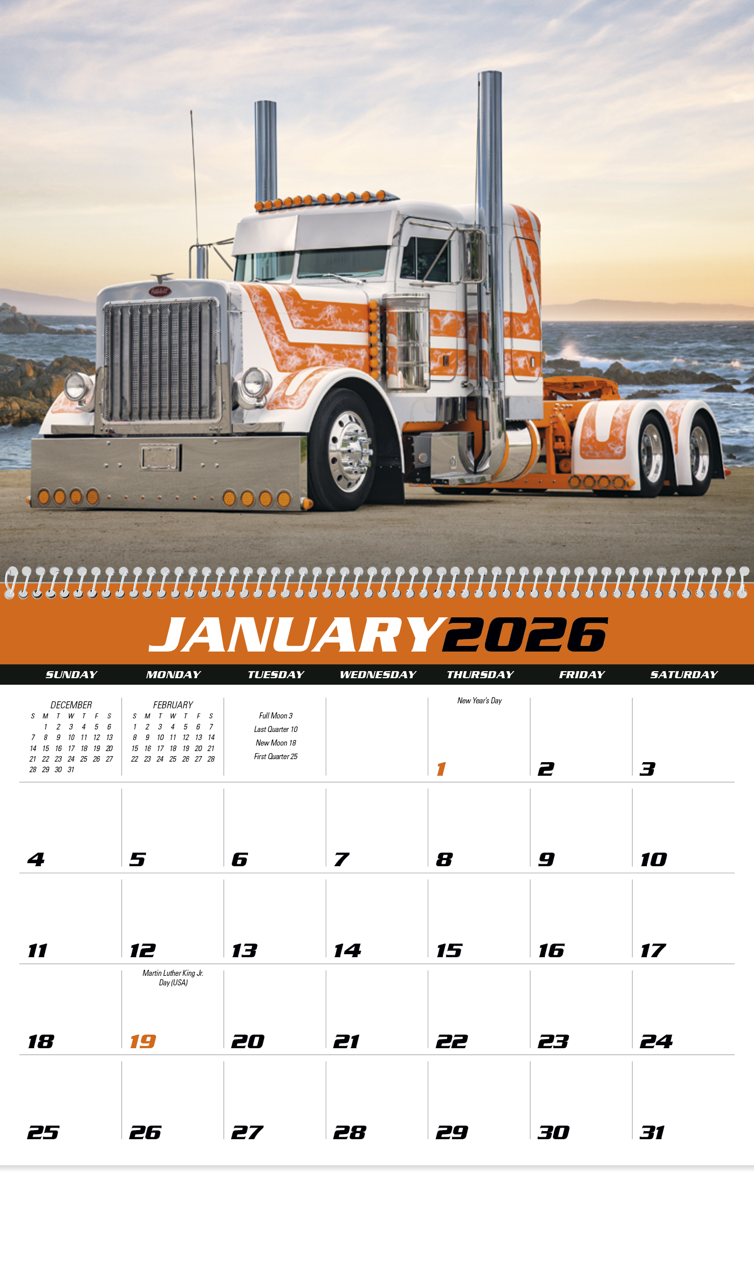 Triumph® Calendars Big Rigs Calendar 5