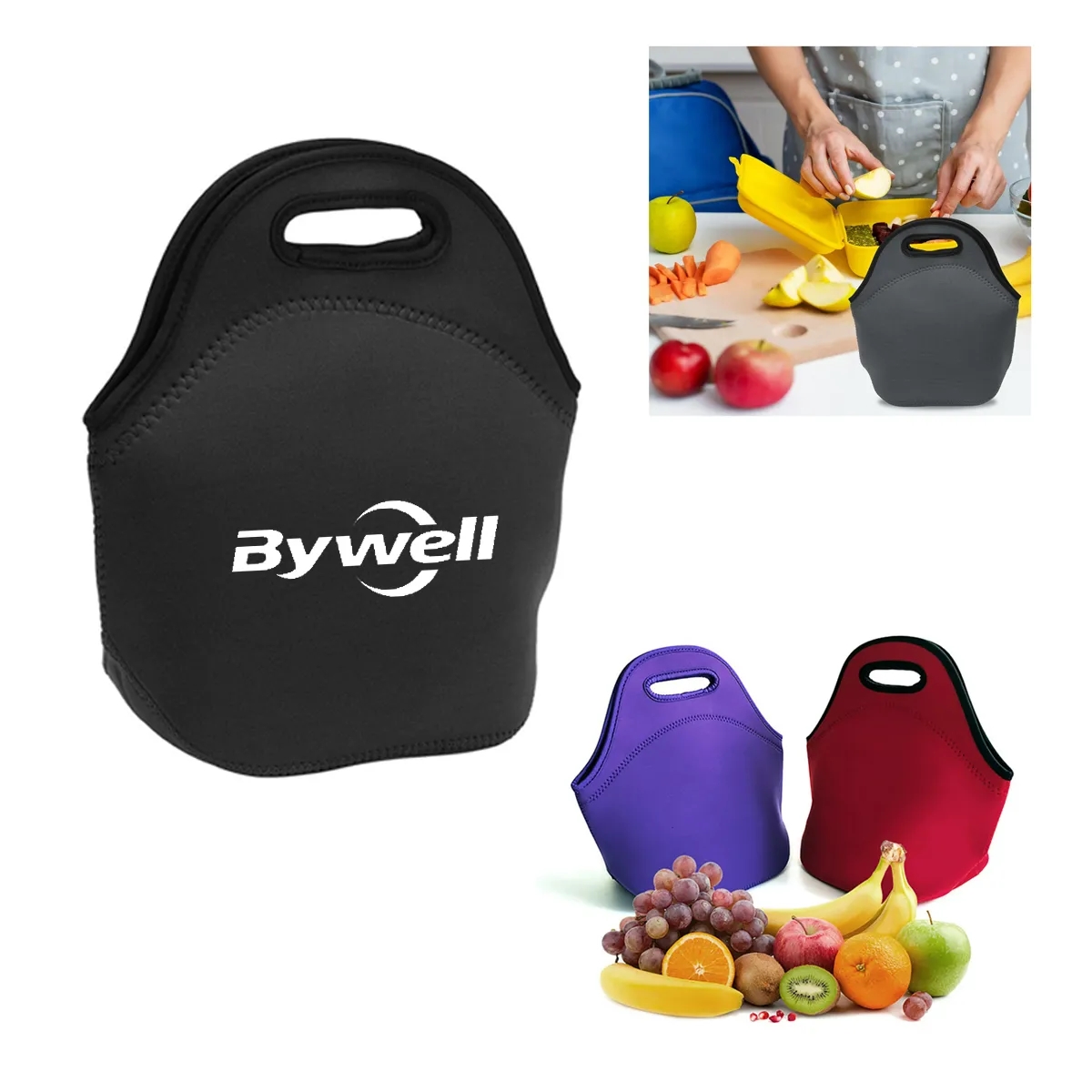 Neoprene Lunch Tote Cooler Bag 1