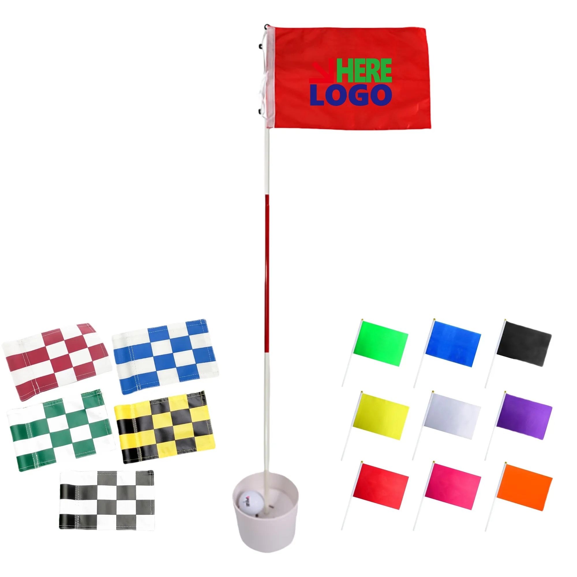 Golf Flagstick 6ft Pin Flag MOQ20 2