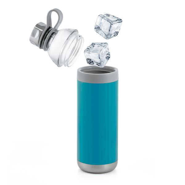 Dual Opening Stainless Steel Water Bottle - 20 Oz., custom water bottle with logo imprint 84