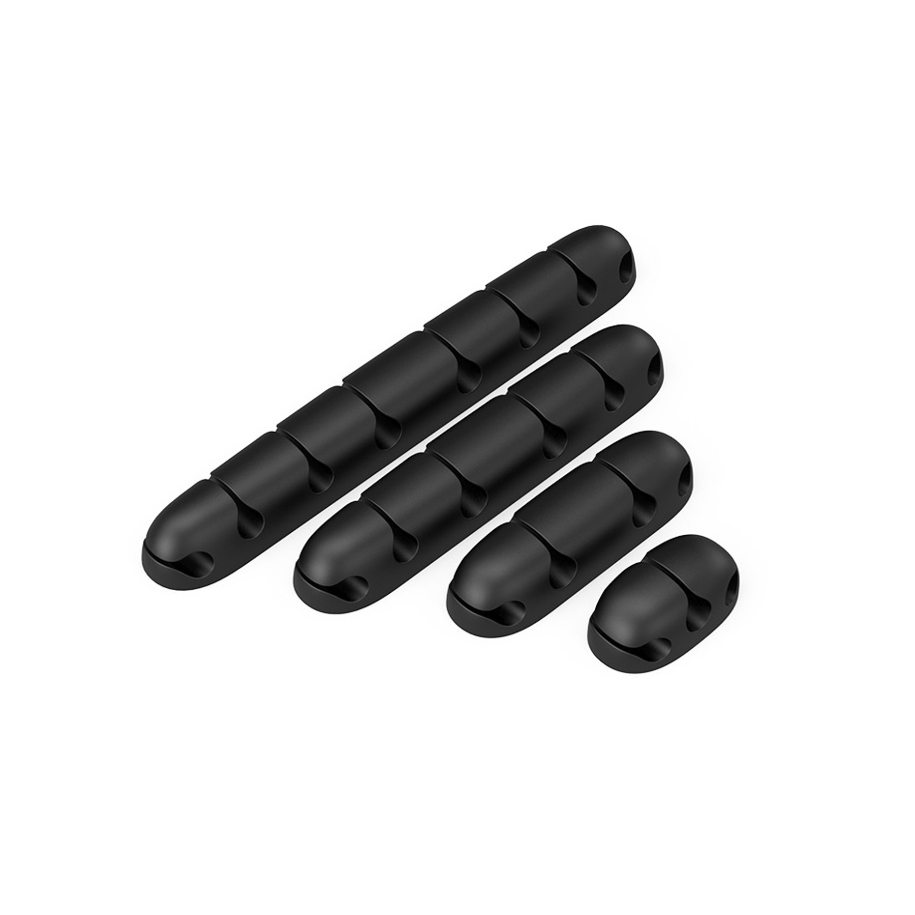 Silicone Self Adhesive Cable Organizer (direct import), promotional clip with logo imprint 4