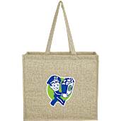 4oz Recycled Cotton Shopper Tote with Laminated 18