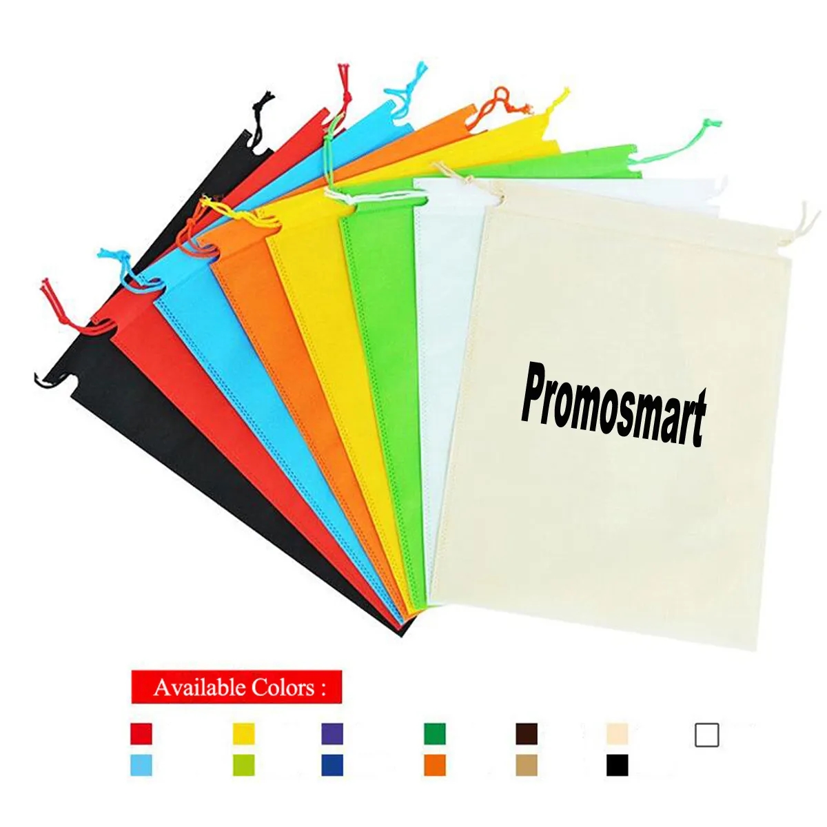Non Woven Drawstring Storage Organizer Pouch Bag 4