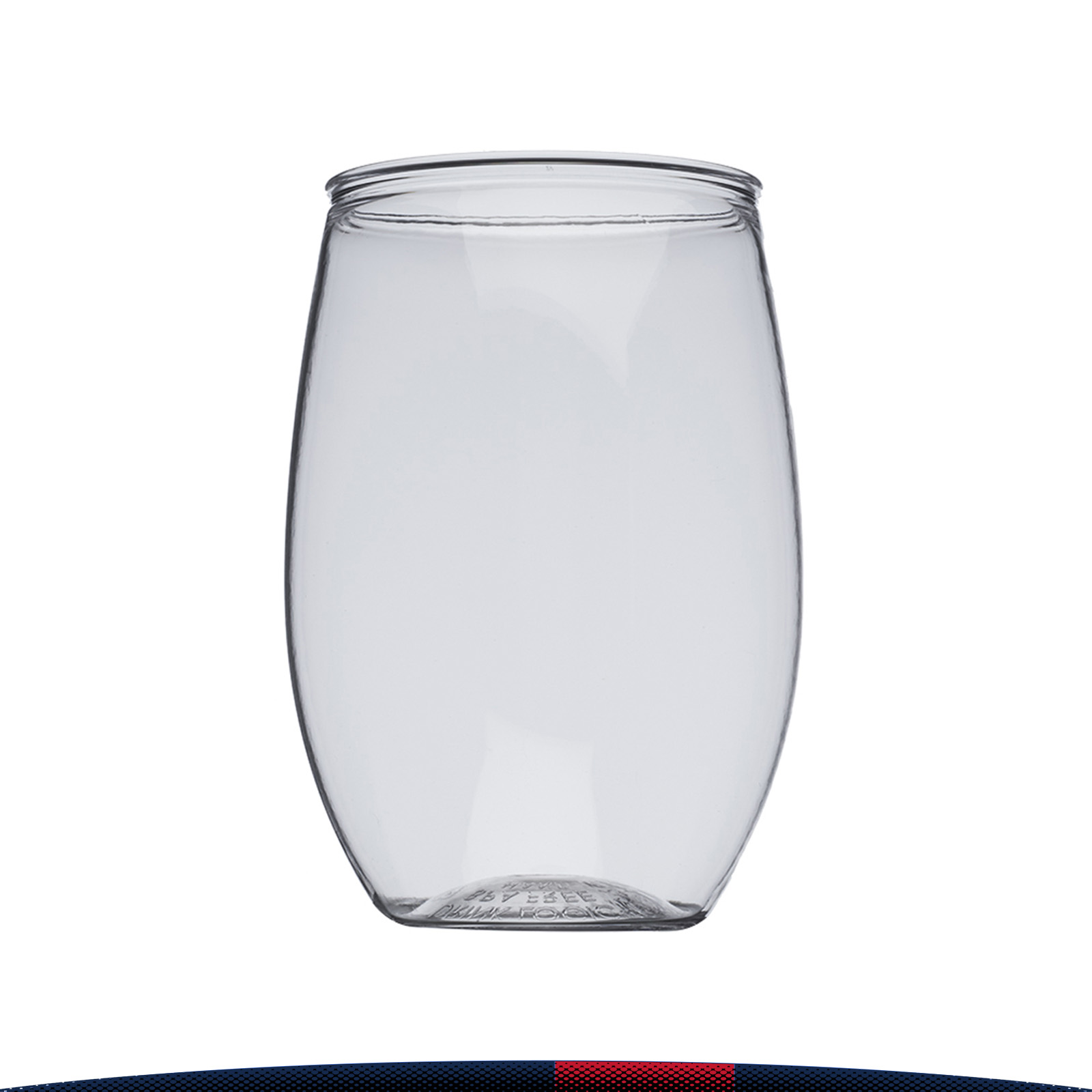 16 oz. Maeve Plastic Stemless Wine Glasses 6