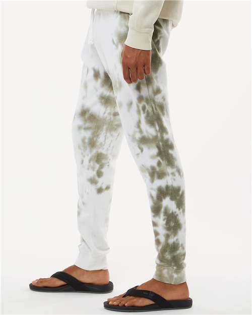 Unisex Tie-Dyed Fleece Joggers - 8884 13