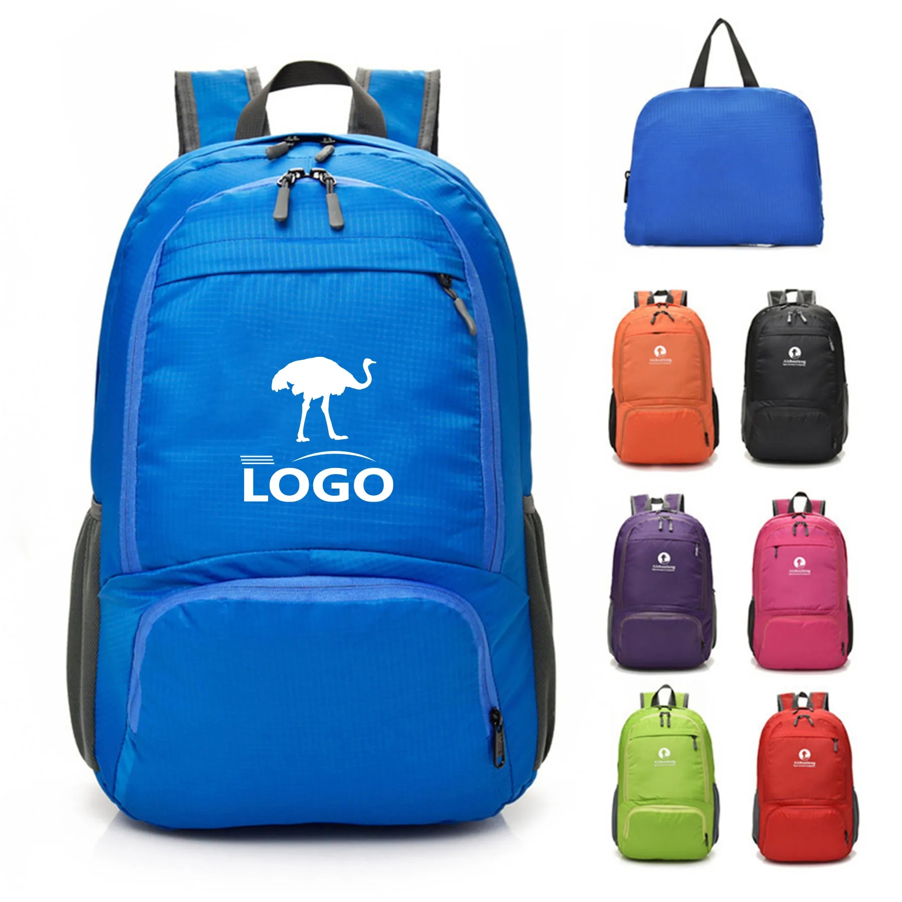 Large Foldable Travel Backpack MOQ 15PCS 12