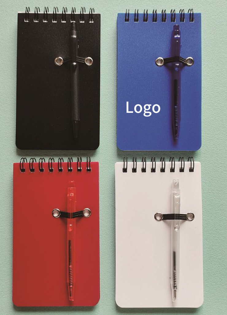 Mini Spiral Notebook with Pen 2