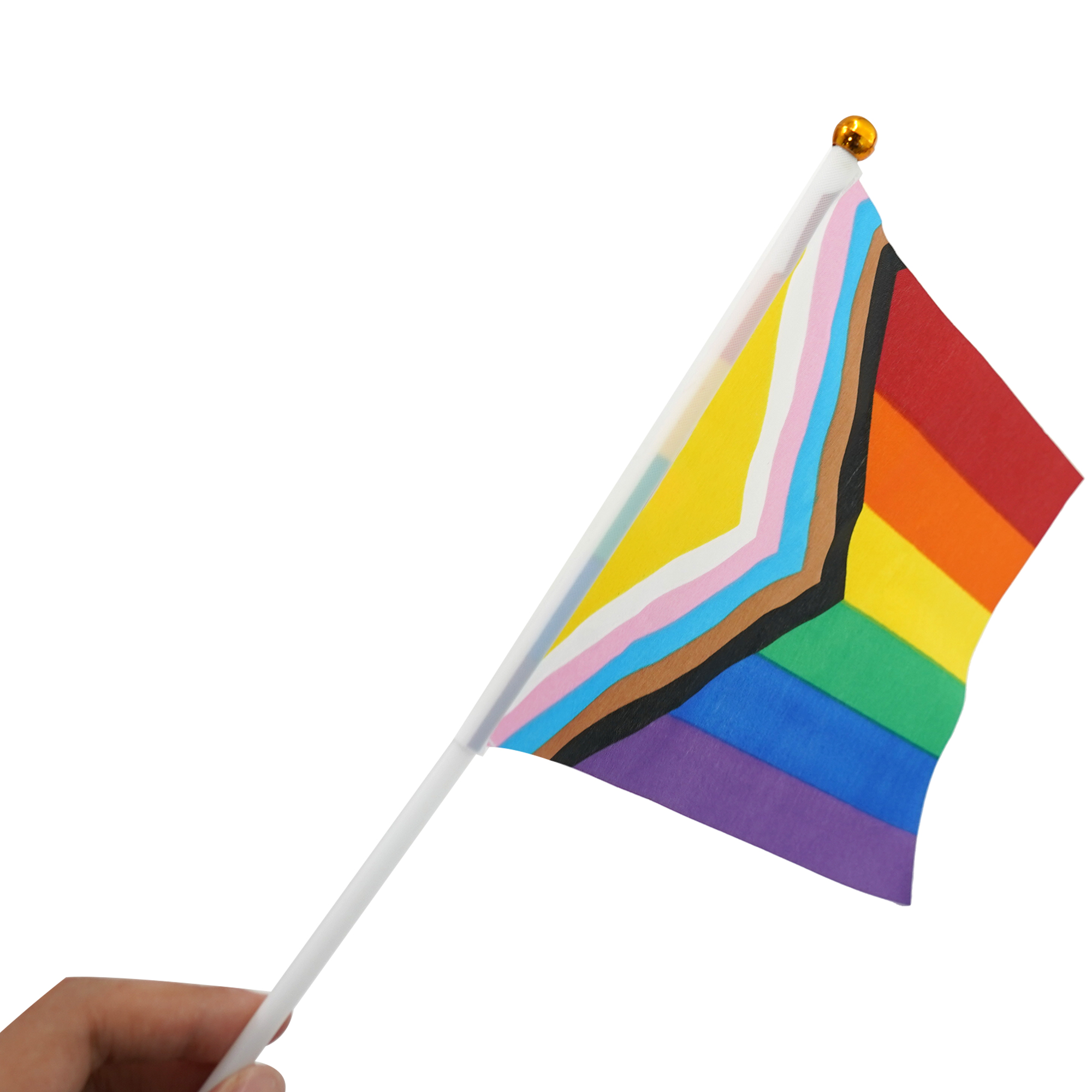 Pride Rainbow Hand Flag 2
