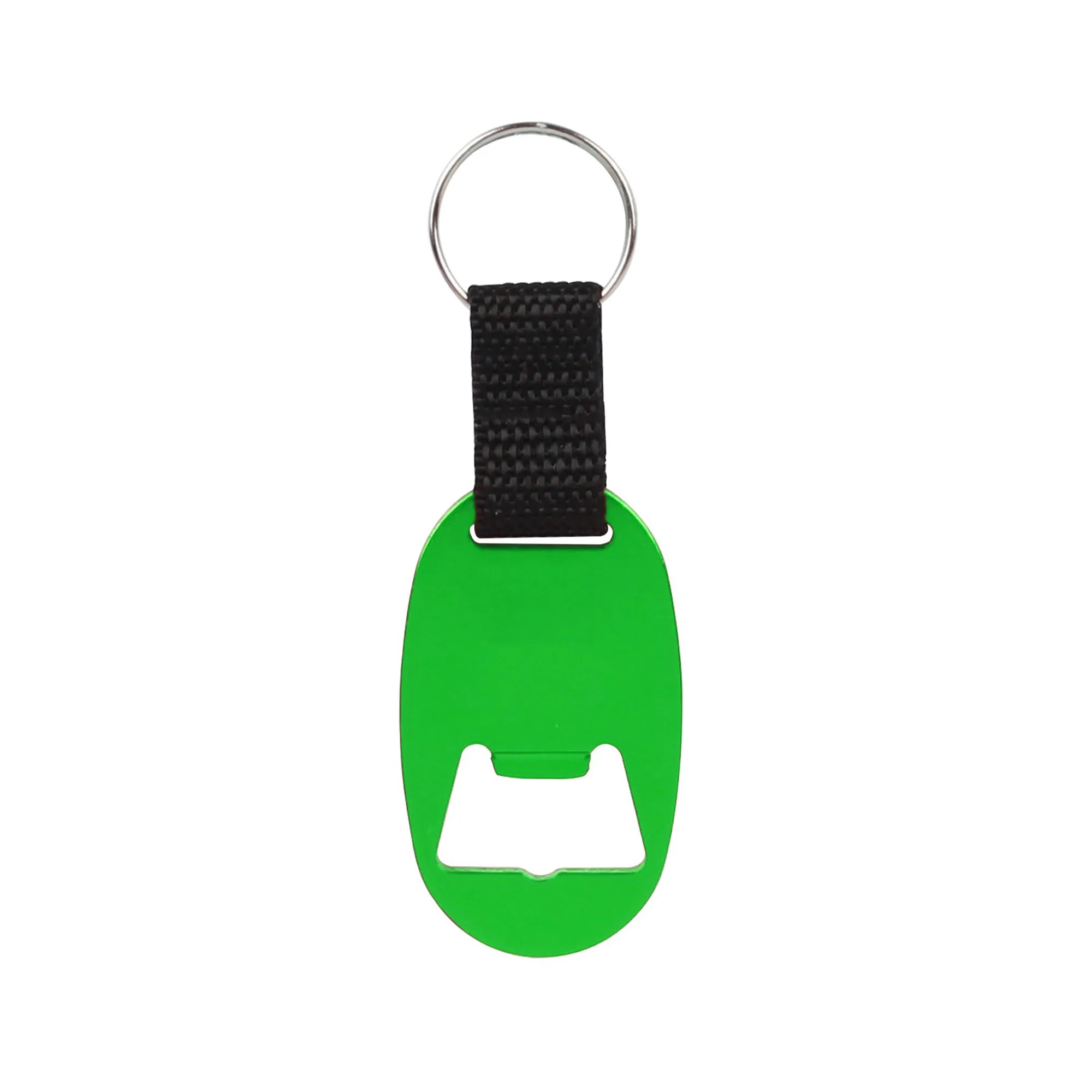 Oval Aluminum Bottle Opener Keychain 8