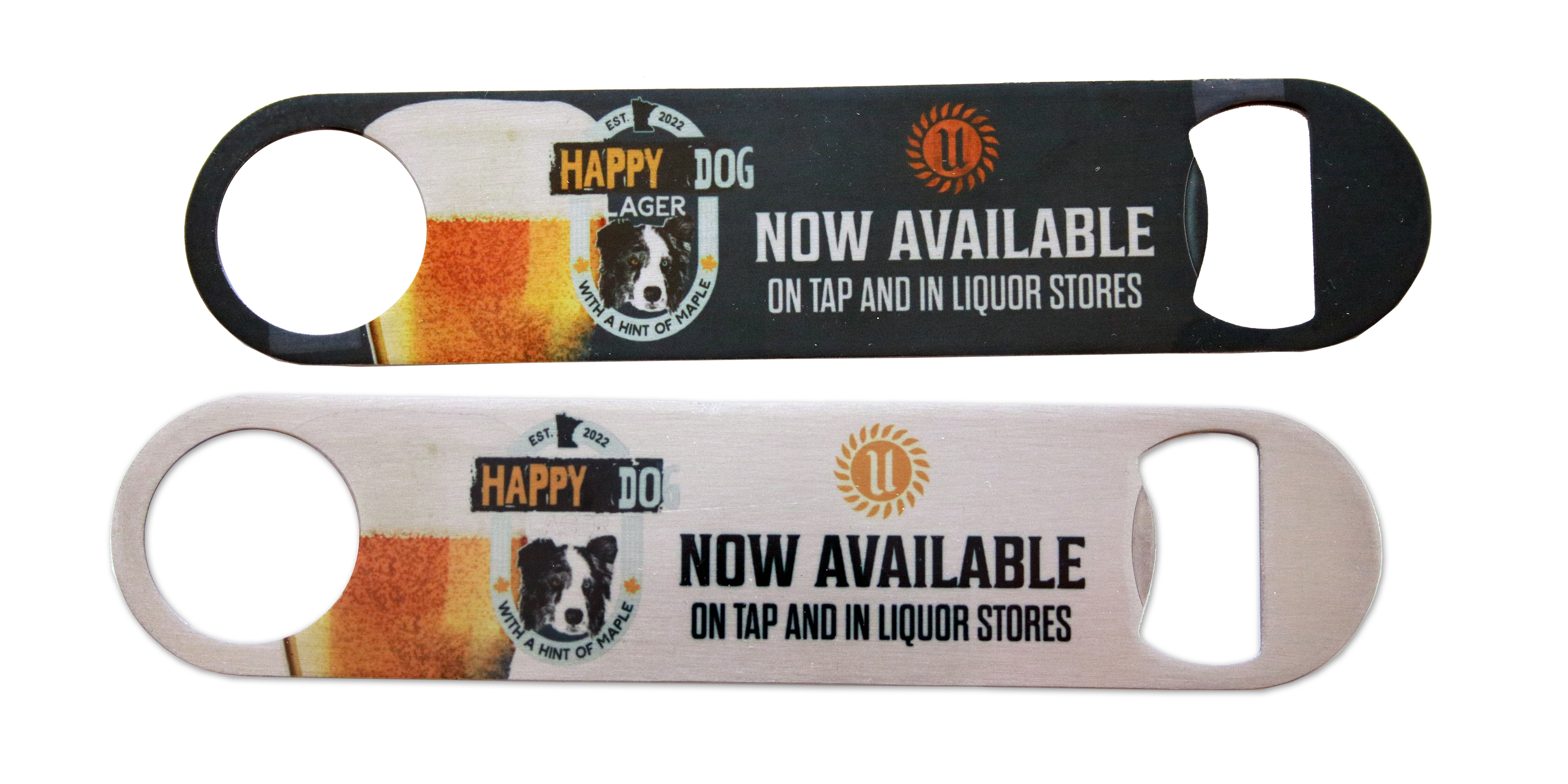 Sublimated Stainless Steel Bottle Opener - Rounded Rectangle (1.5" x 7") 1
