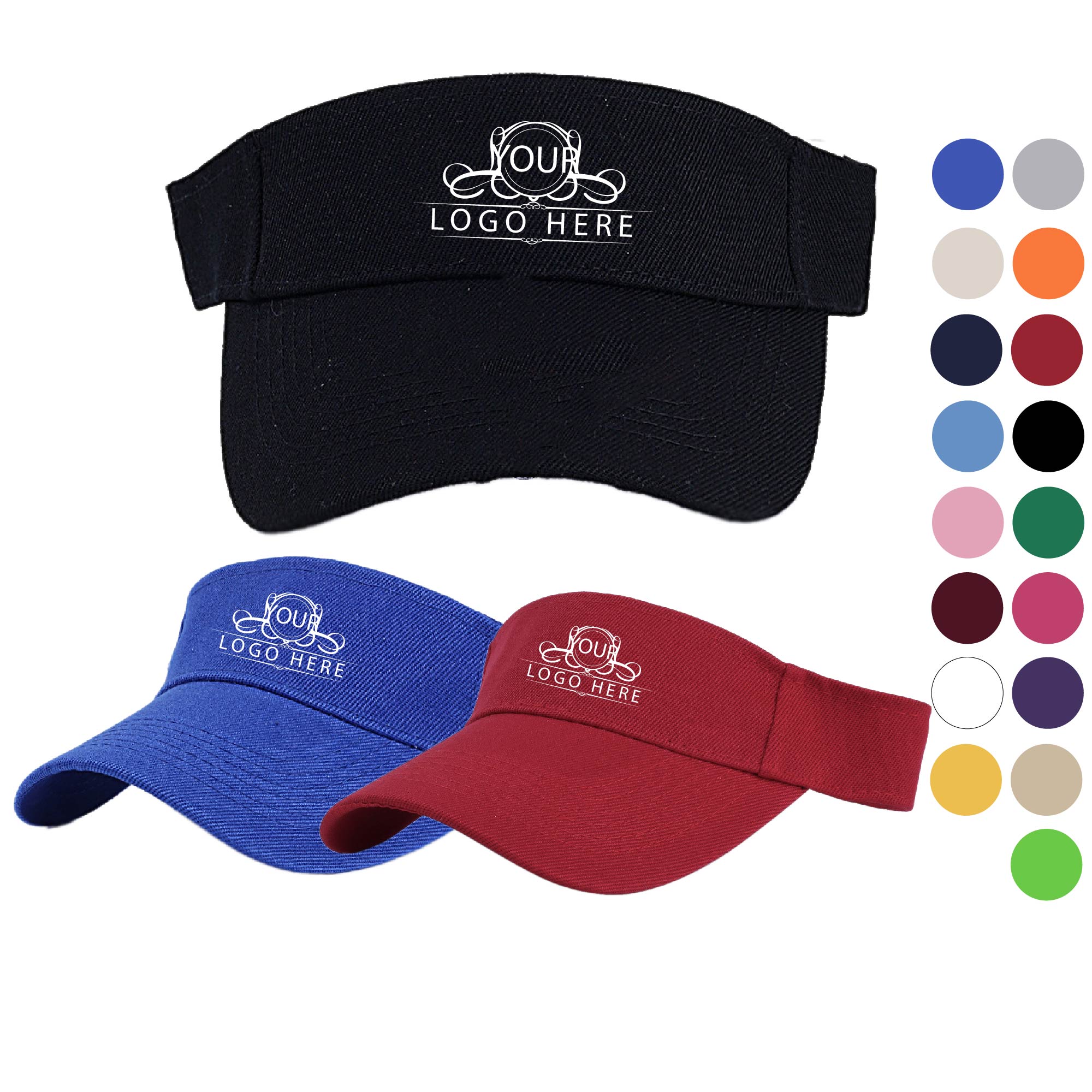 Open Top Sun Visor Hat 2