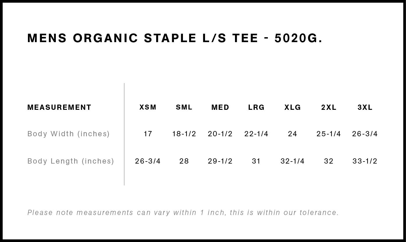 Staple Organic L/S Tee | 5020G 26