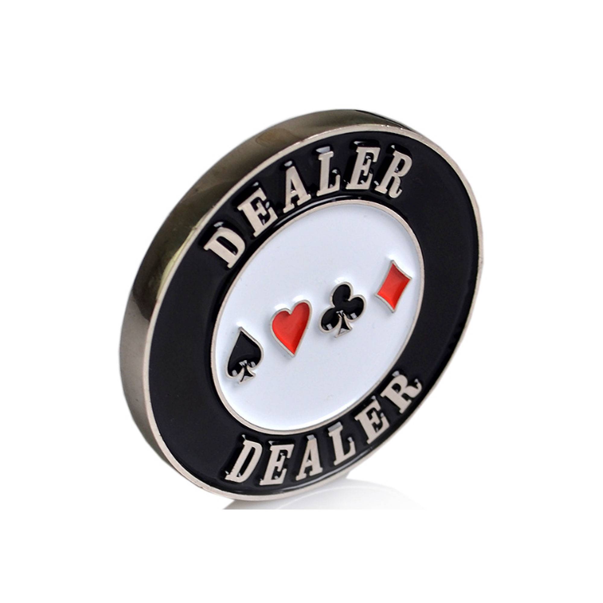 Texas Hold'em Poker Zinc Alloy Dealer Chip 3