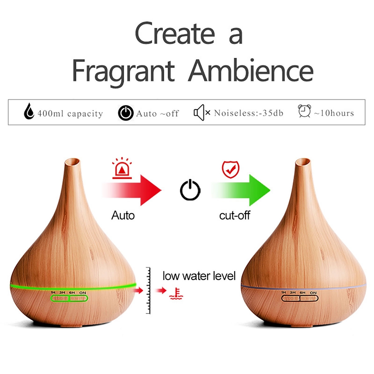 550ML Multifuncational Aromatherapy Diffuser Humidifier 4