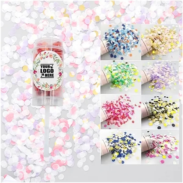 Multicolor paper Confetti Push Popper