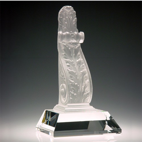 Unique Lead Crystal Bookend Award 2