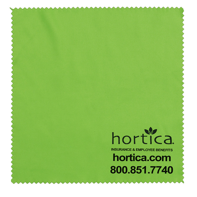 "ONECLEANSCREEN" 6" X 6" 100% Microfiber Recycled RPET Polyester Cleaning Cloth & Screen Cleaner 33