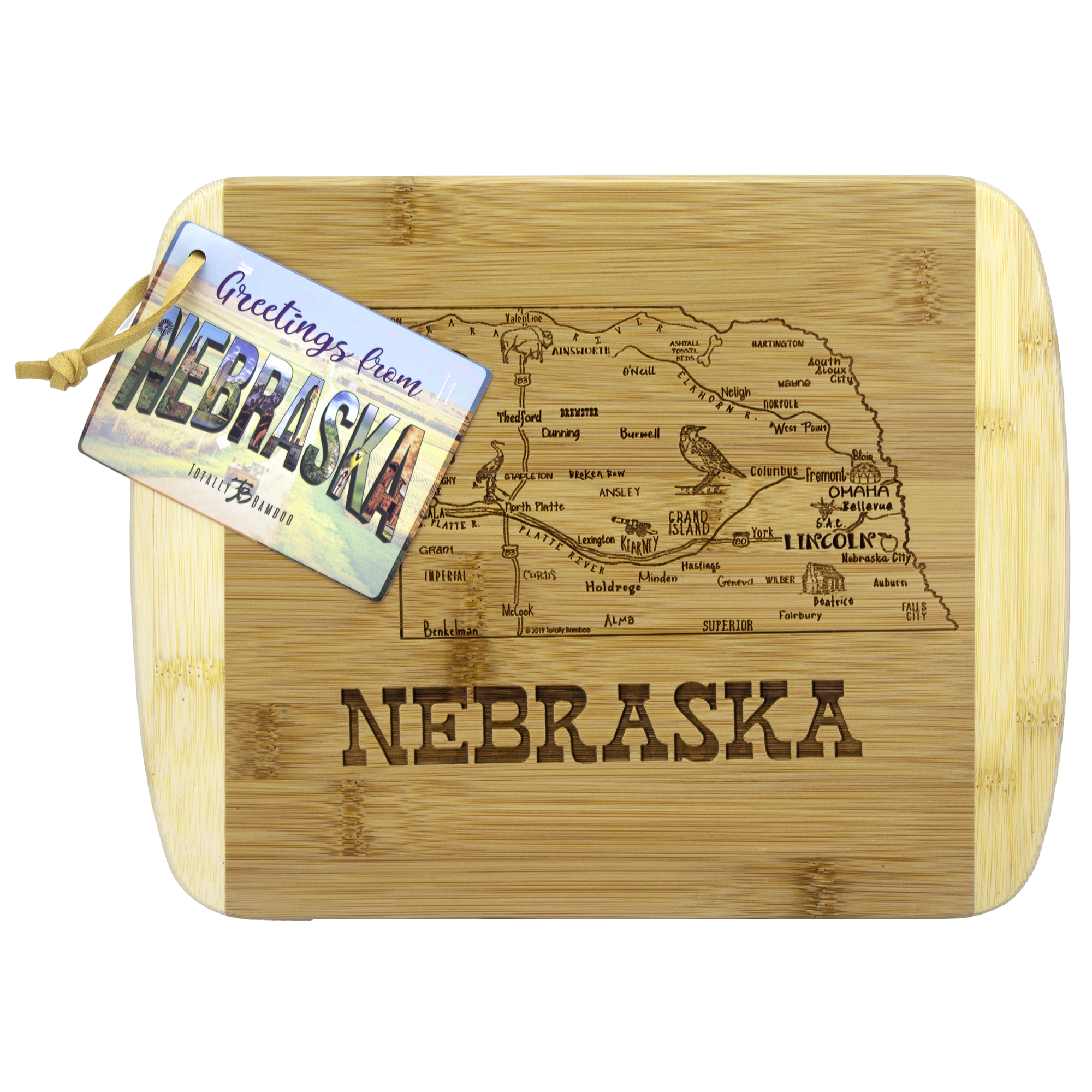 A Slice of Life Nebraska Serving & Cutting Board 3