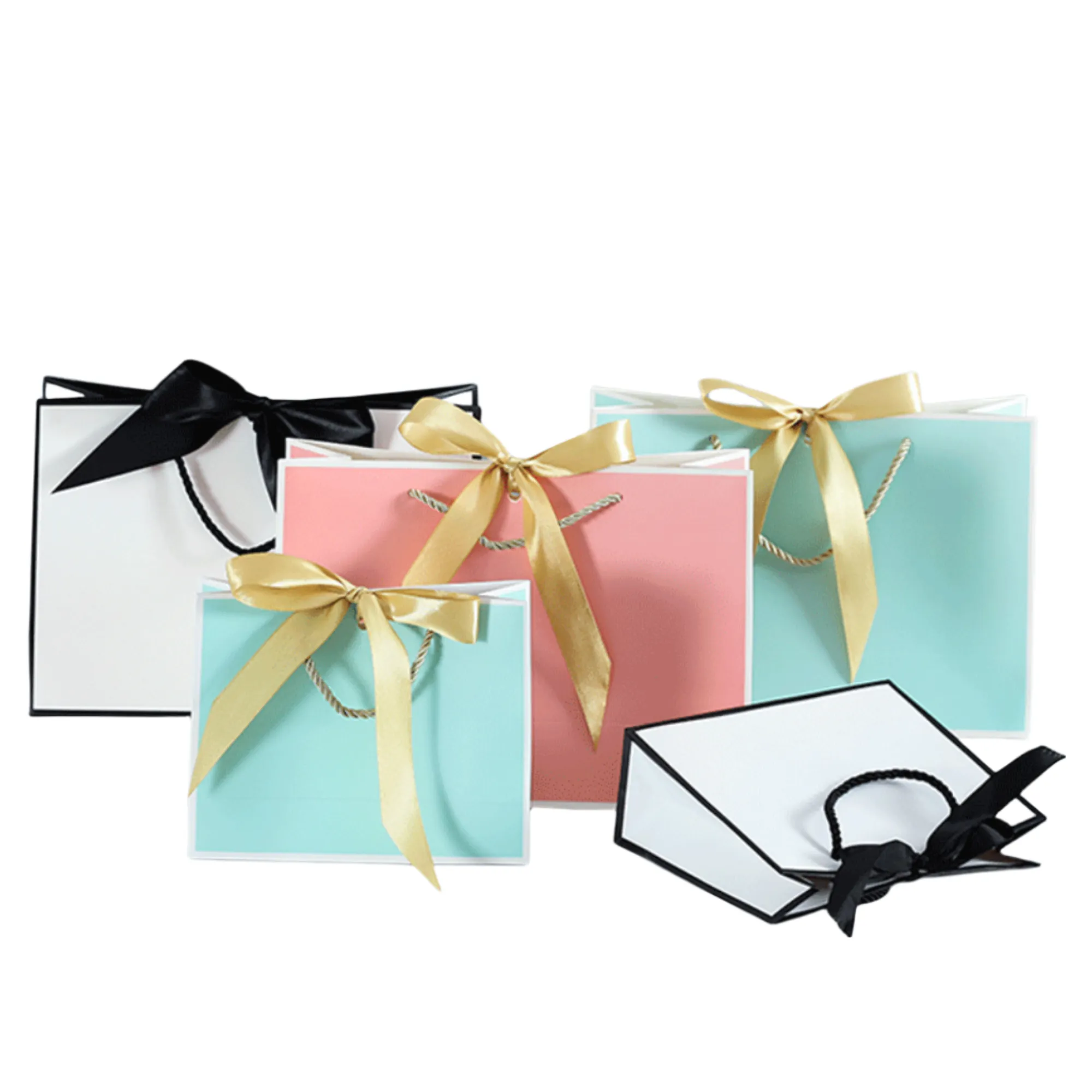 Fashion Gift Bags with Bowknot Ribbon 4