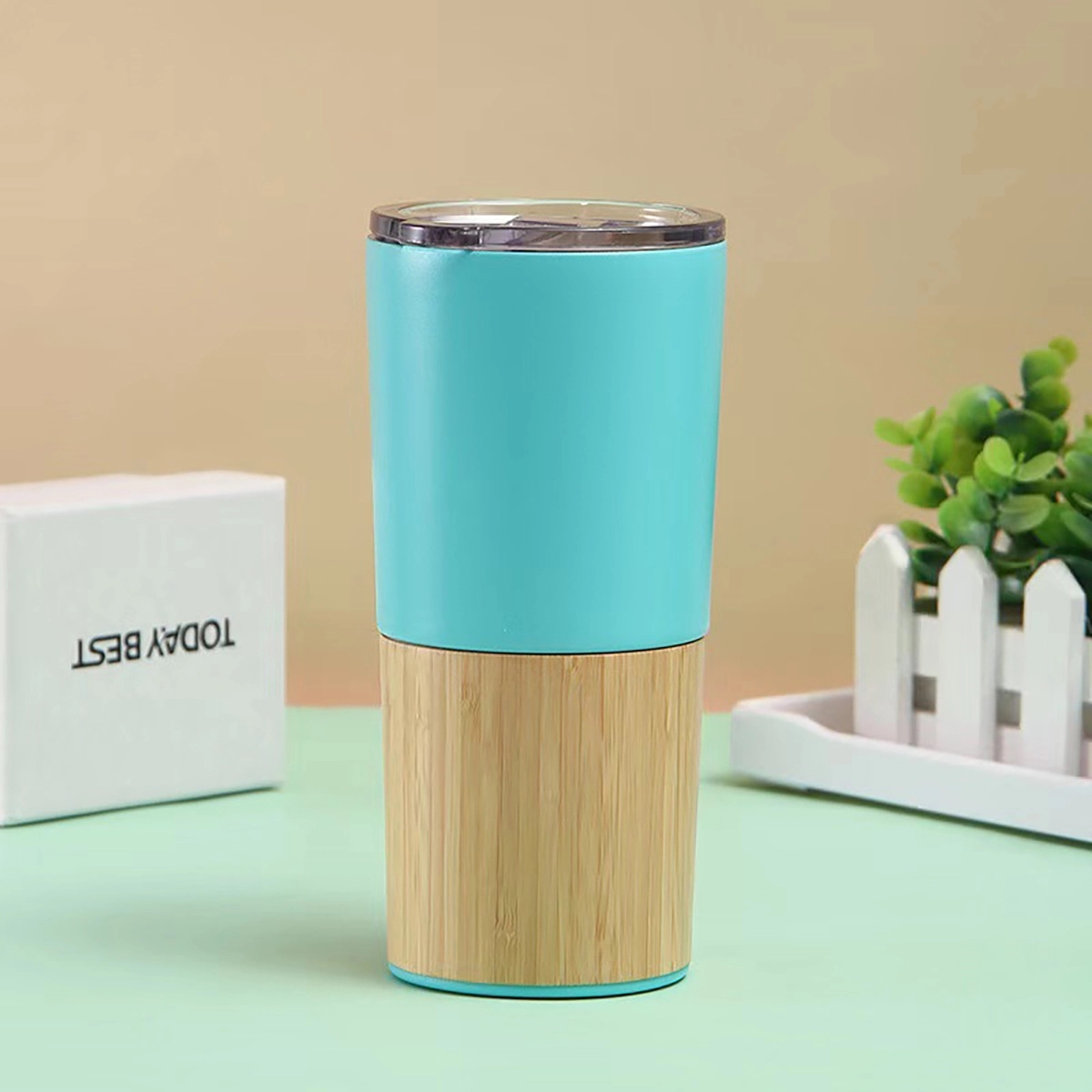 20 Oz Vacuum Insulated Bamboo Tumbler 13