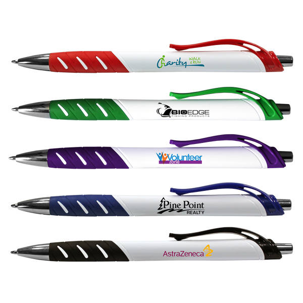 White Allure Grip Pen 6