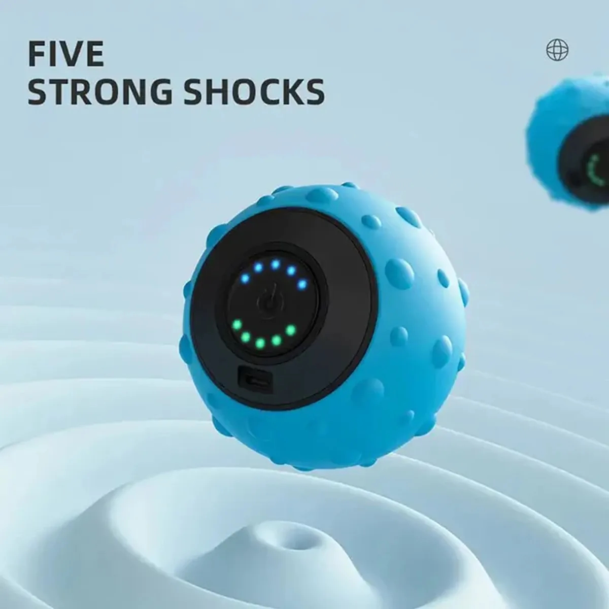 5-Speeds Fitness Yoga Massage Ball For Foot Back and Arm 7