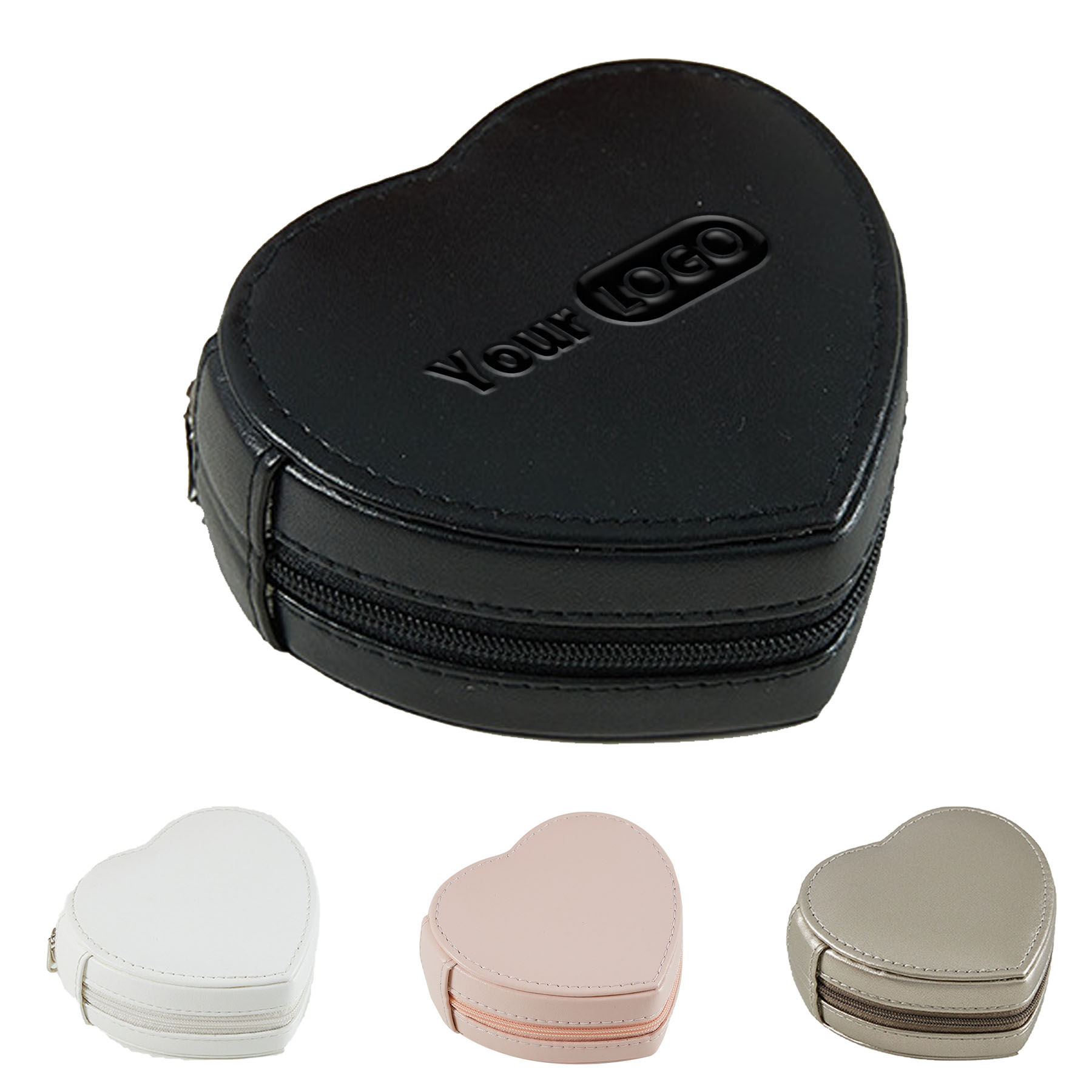 Compact Heart-Shaped Jewelry Box 9