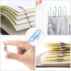 Assorted Color Regular Paper Clips With Tin Box 6