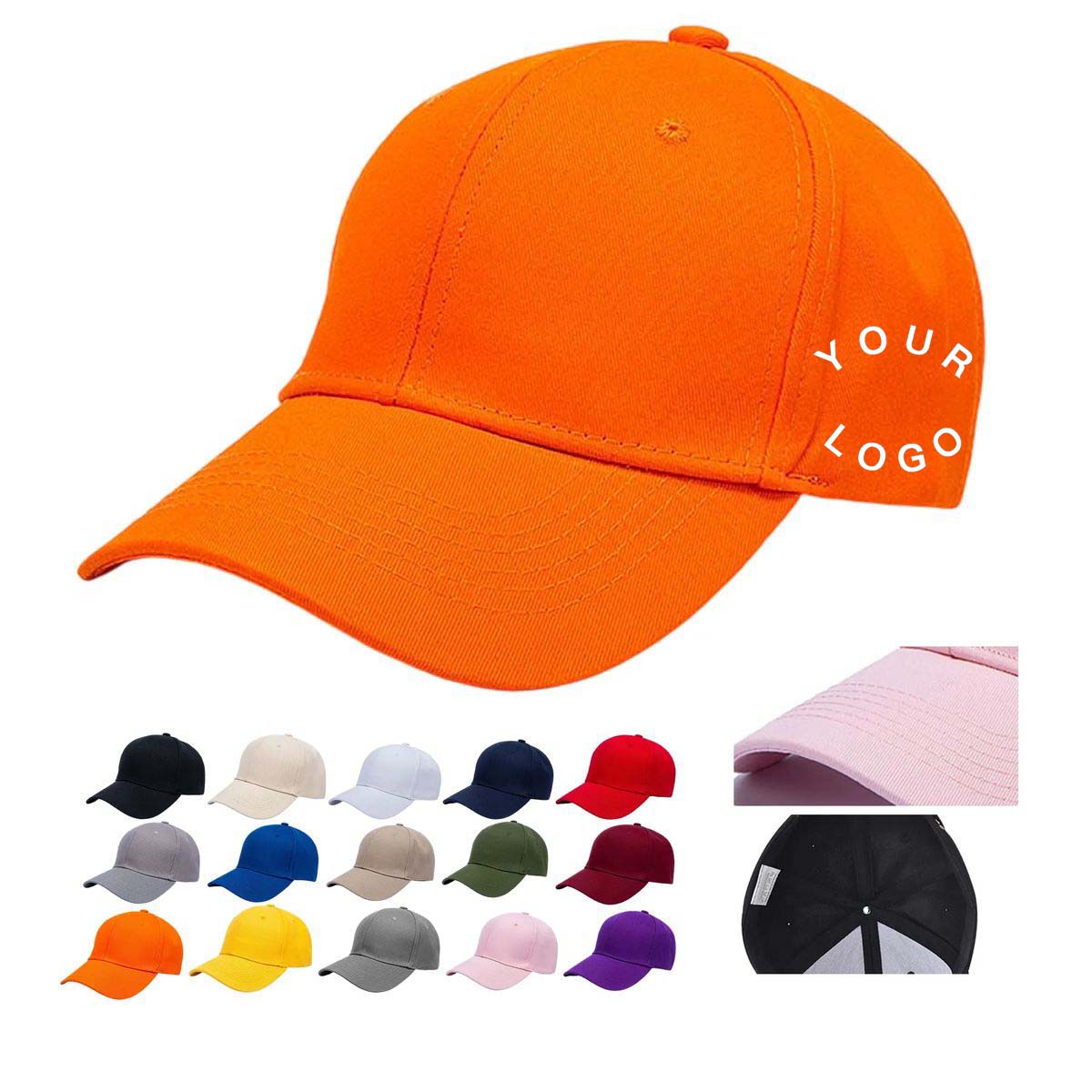Casual Sport Cap with Embroidery Front Design 21