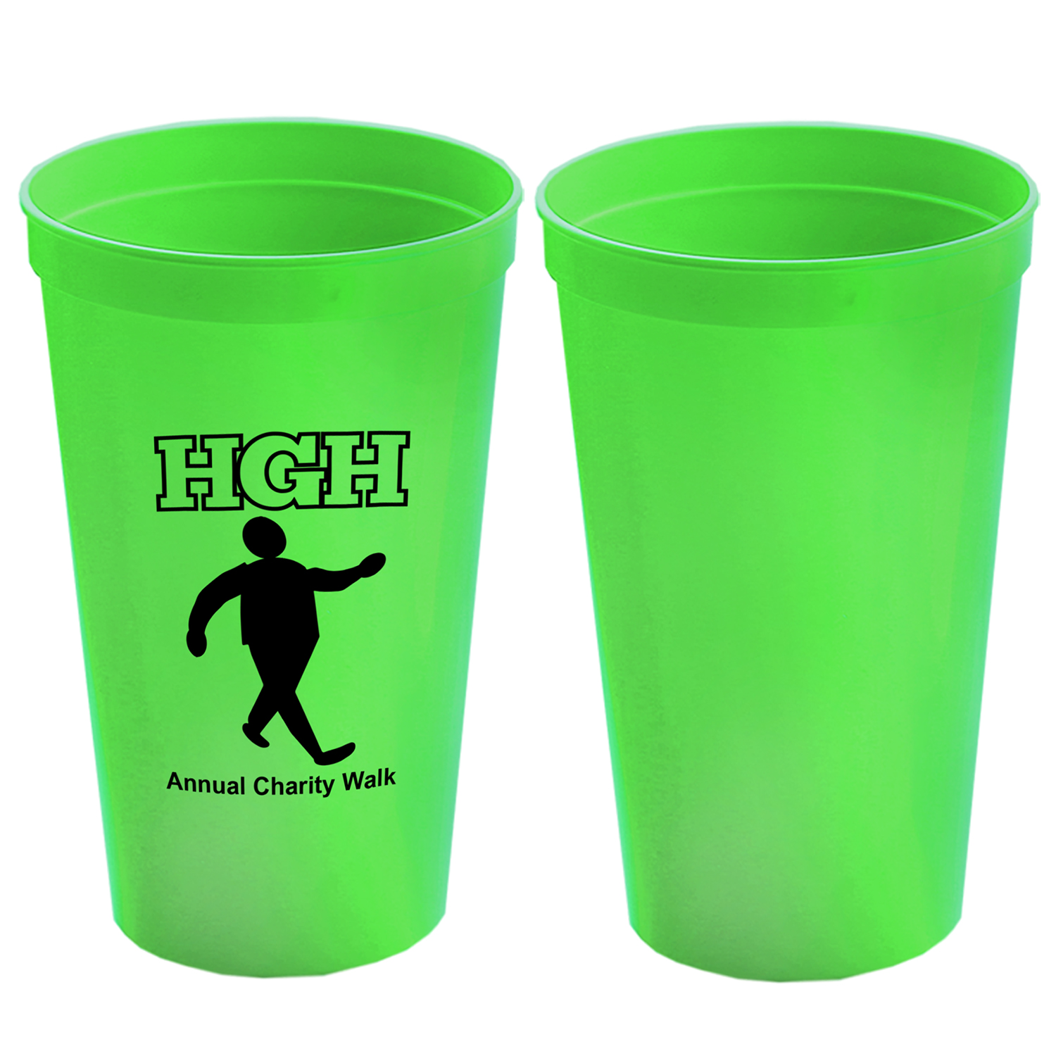 Stackable Polypropylene Stadium Cup, 22 oz. 6
