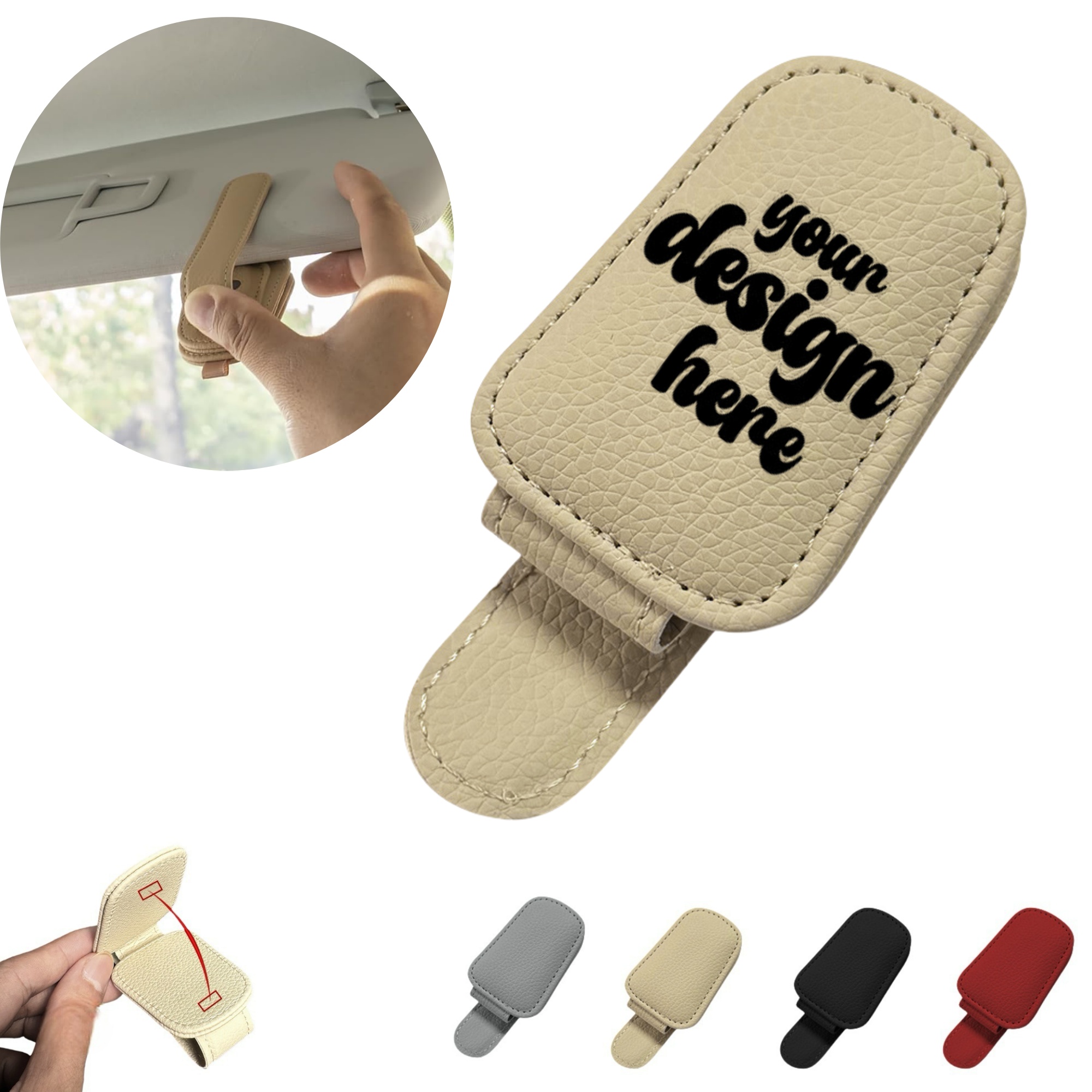 Magnetic Sunglasses Holders for Car Visor 4