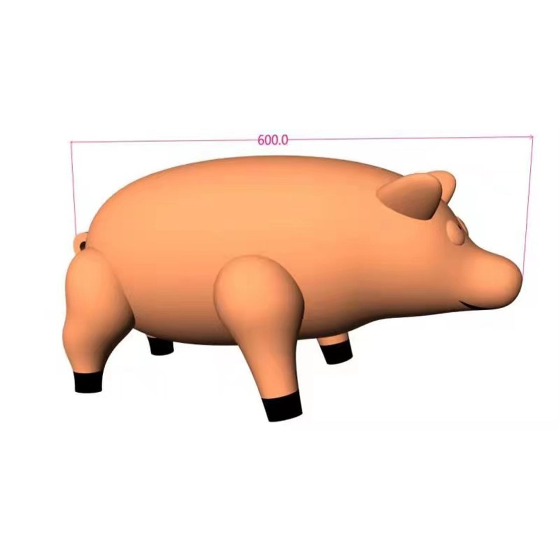 Inflatable Animal Shaped Giant LED Balloon for Outdoor Event 3