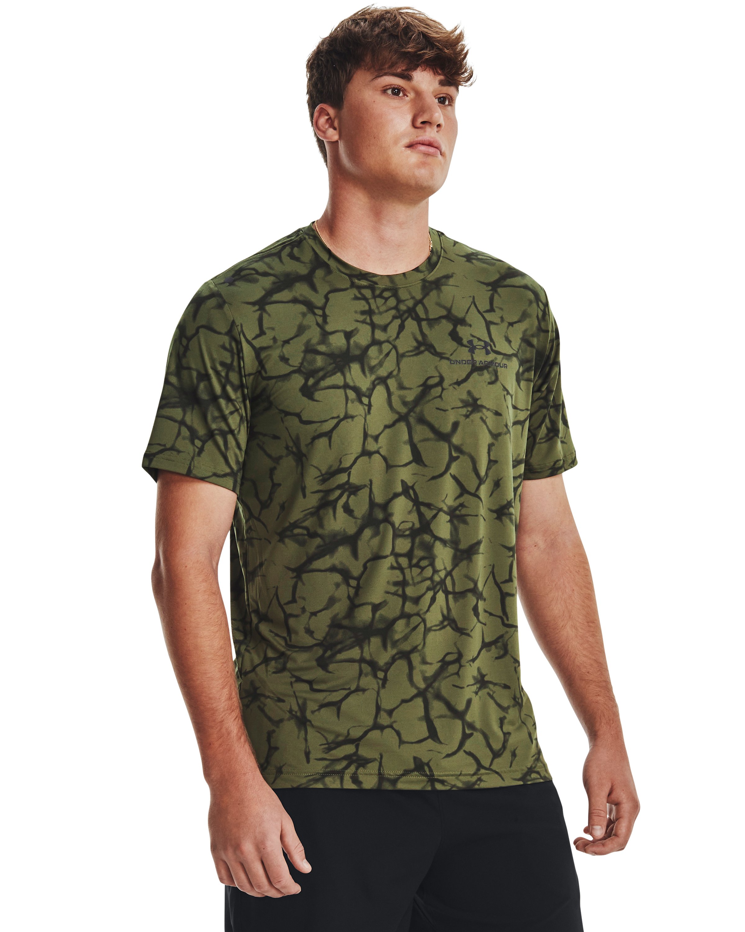 UA RUSH Energy Print Men's Short Sleeve 6