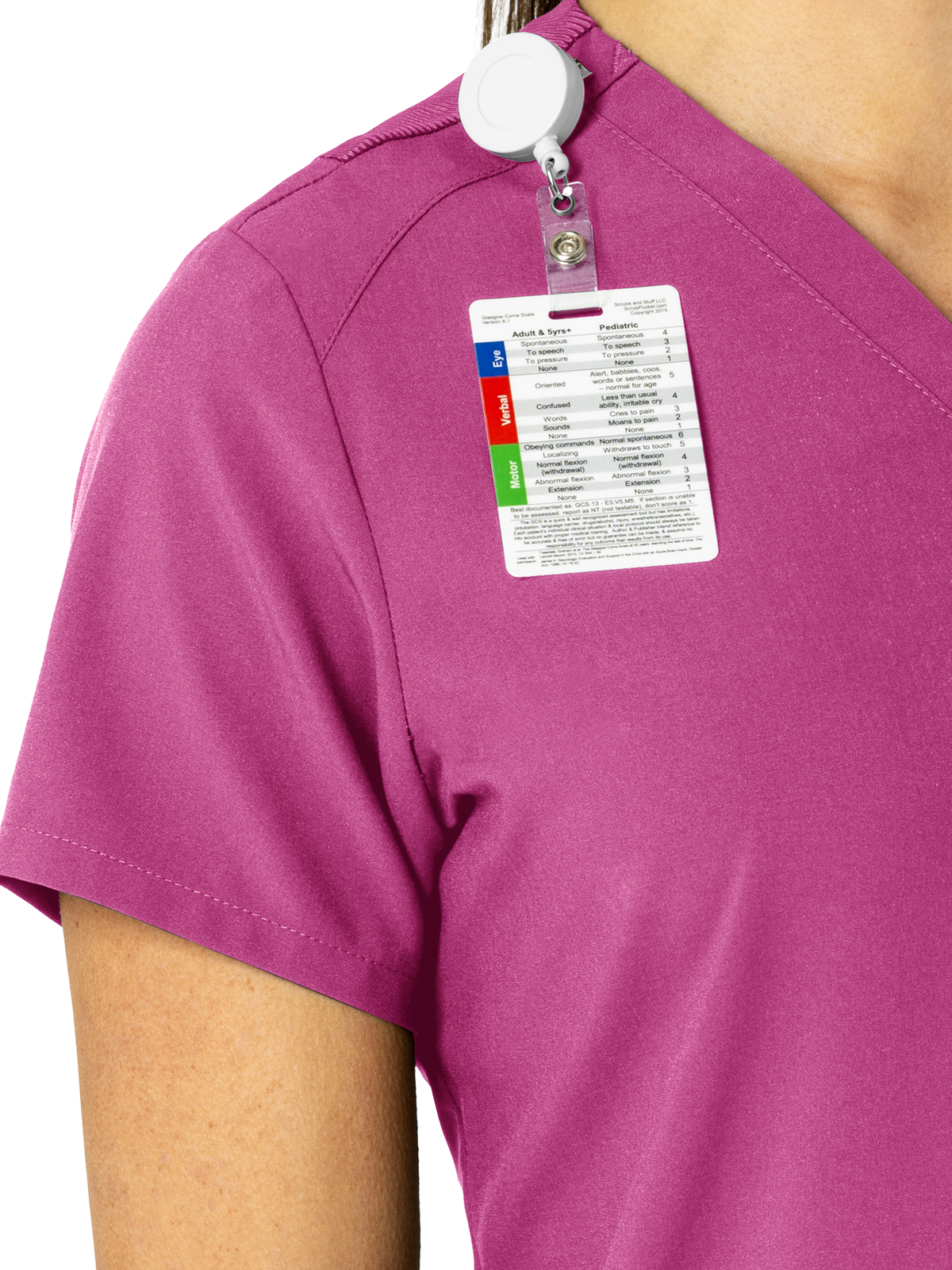 Wink - W123 - Women's Three-Pocket Flex-N-Reach V-Neck Top 39
