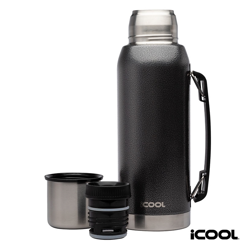 iCOOL® Silverton 34 oz. Double Wall, Stainless Steel Water Bottle 1