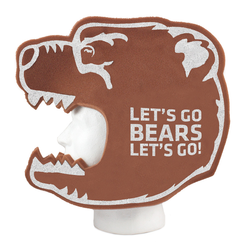 Foam Bear Head Hat 6