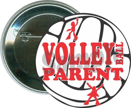 Volleyball Parent , Volleyball Button 1
