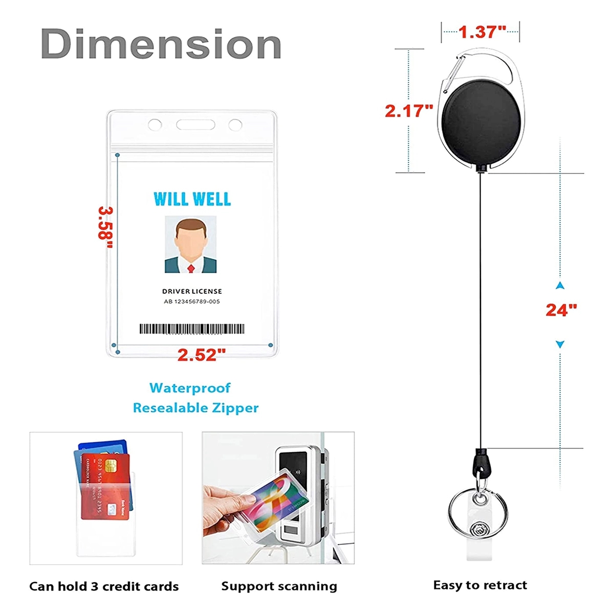 Retractable Badge Holders 4