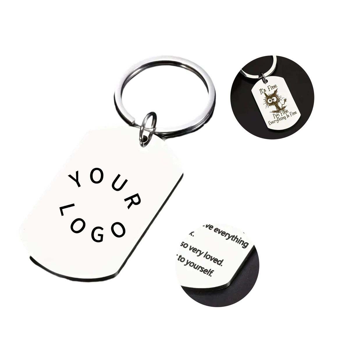 Durable Stainless Steel Keychain for Everyday Use 4