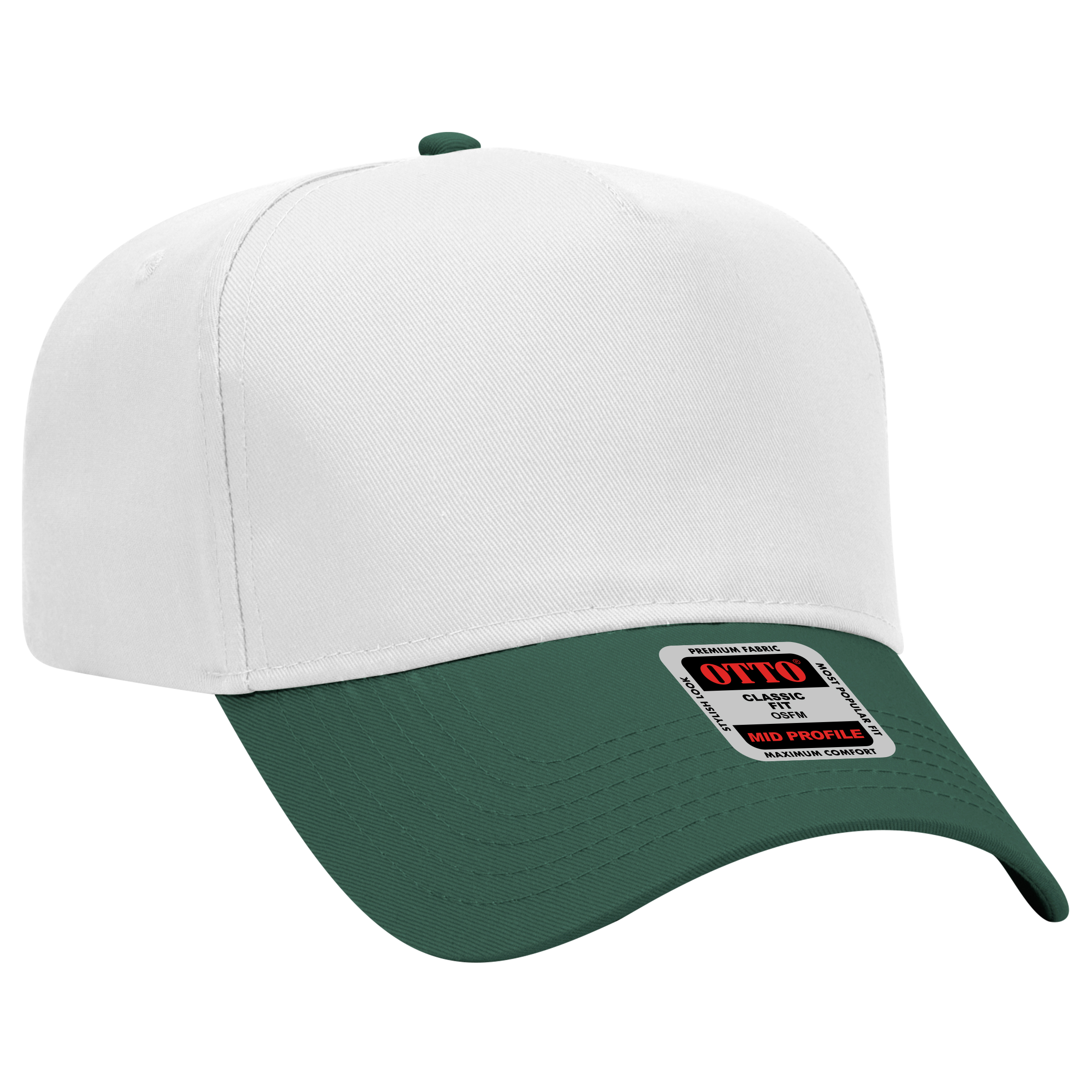 OTTO CAP® 5 Panel Mid Profile Baseball Cap 38