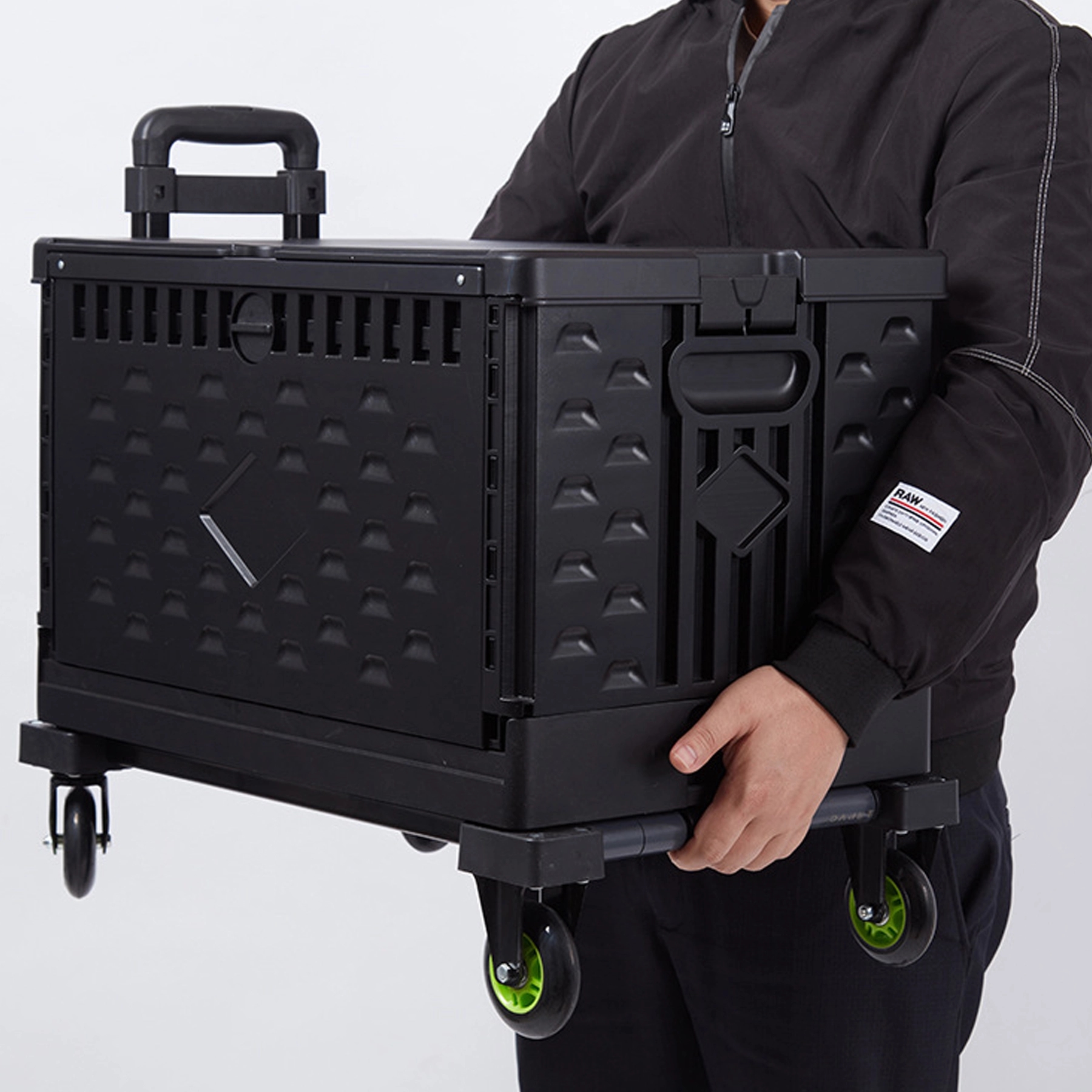 Multifunctional Storage Folding Shopping Cart-Trolley 8