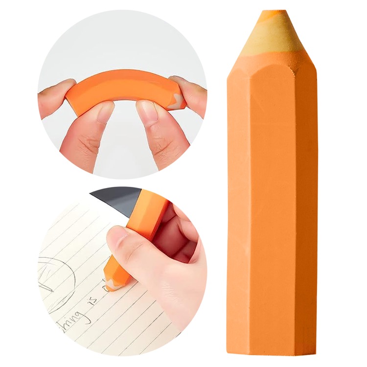 Pencil Shaped Rubber Eraser 3