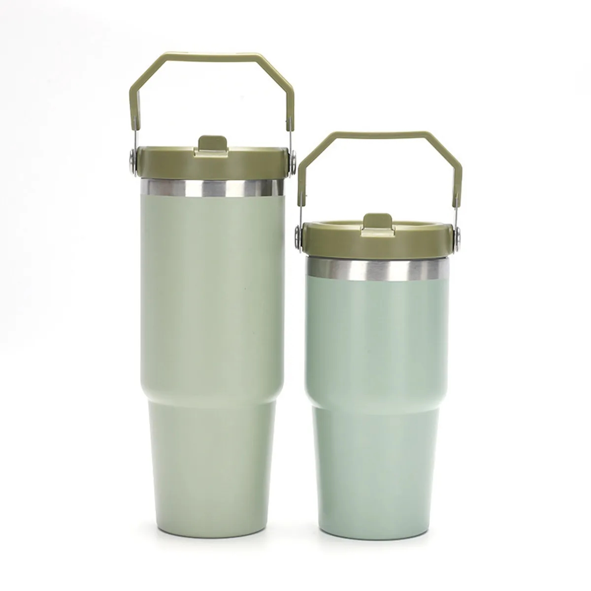 30oz. Lid Straw Stainless Steel Vacuum Insulated Tumbler 6